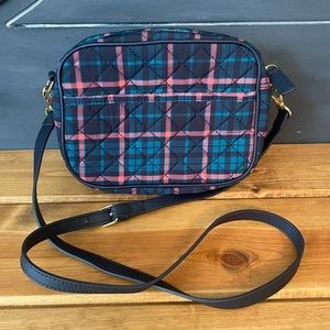 Talbots multicolored Plaid Crossbody Bag